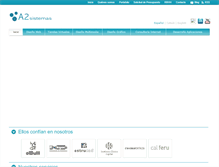 Tablet Screenshot of a2sistemas.com